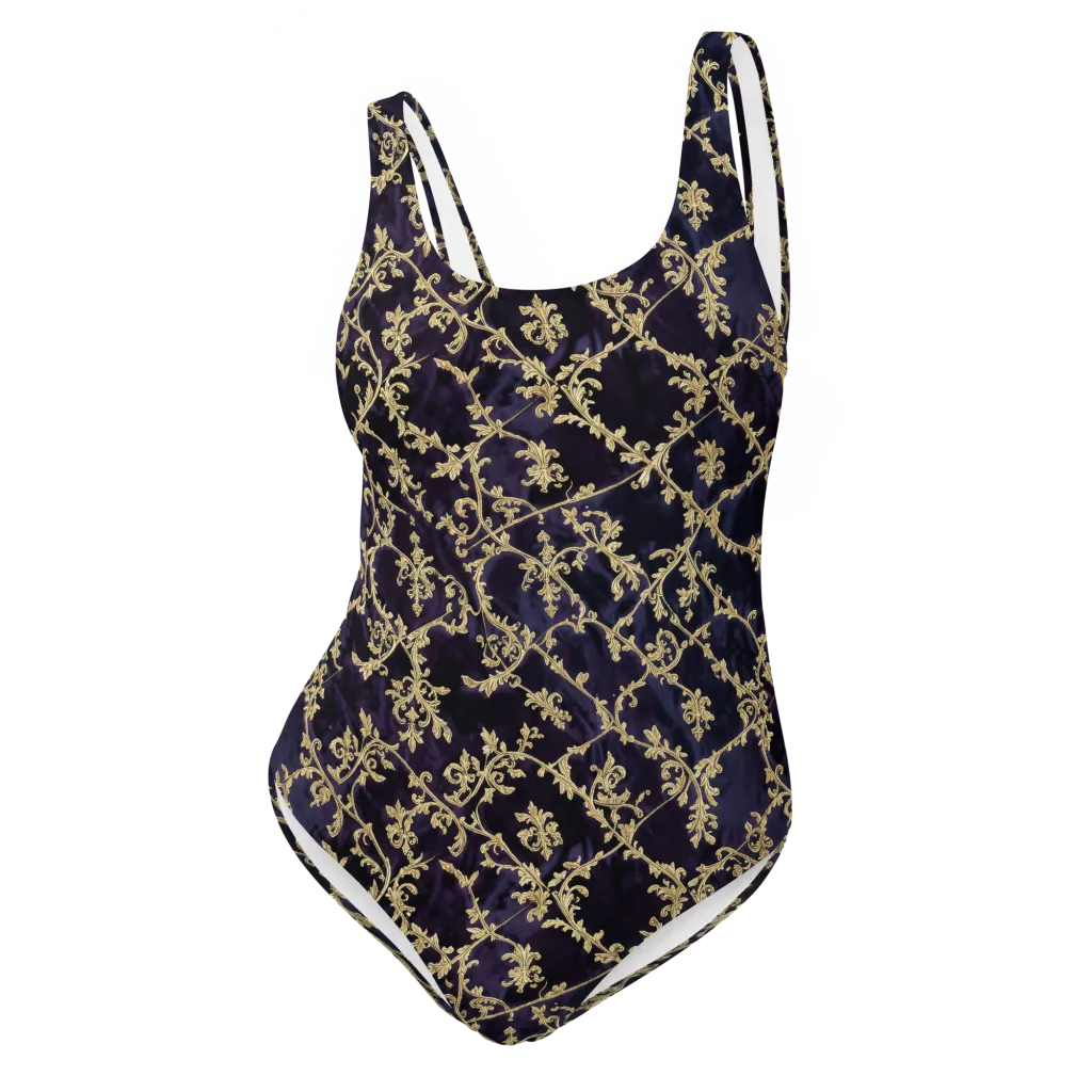 Velvet Versailles on One-Piece Swimsuit — Front