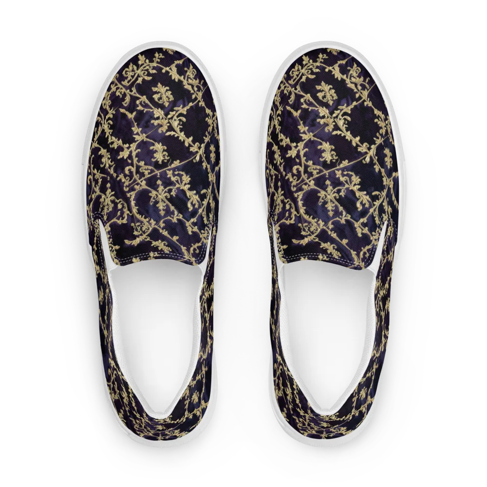 Velvet Versailles on Women's Slip-On Canvas Shoes — Front