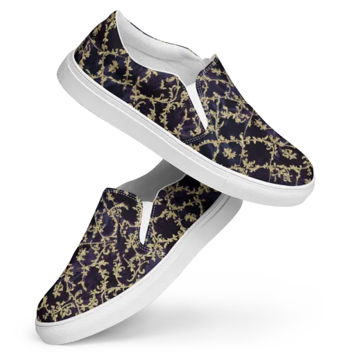 Velvet Versailles on a Women's Slip-On Canvas Shoes