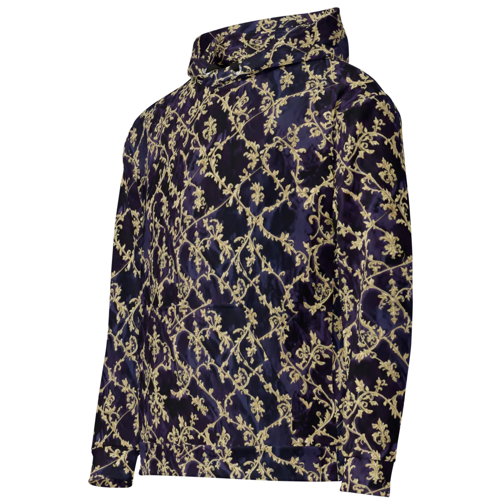 Velvet Versailles on Cotton Hoodie — Left Front