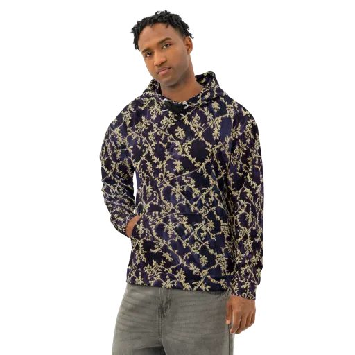 Velvet Versailles on a Cotton Hoodie
