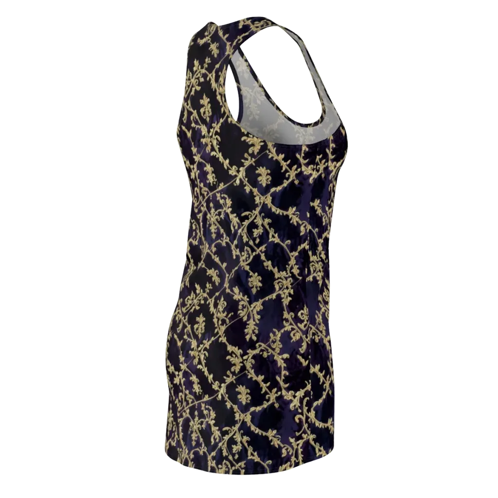 Velvet Versailles on Racerback Dress — Back Side