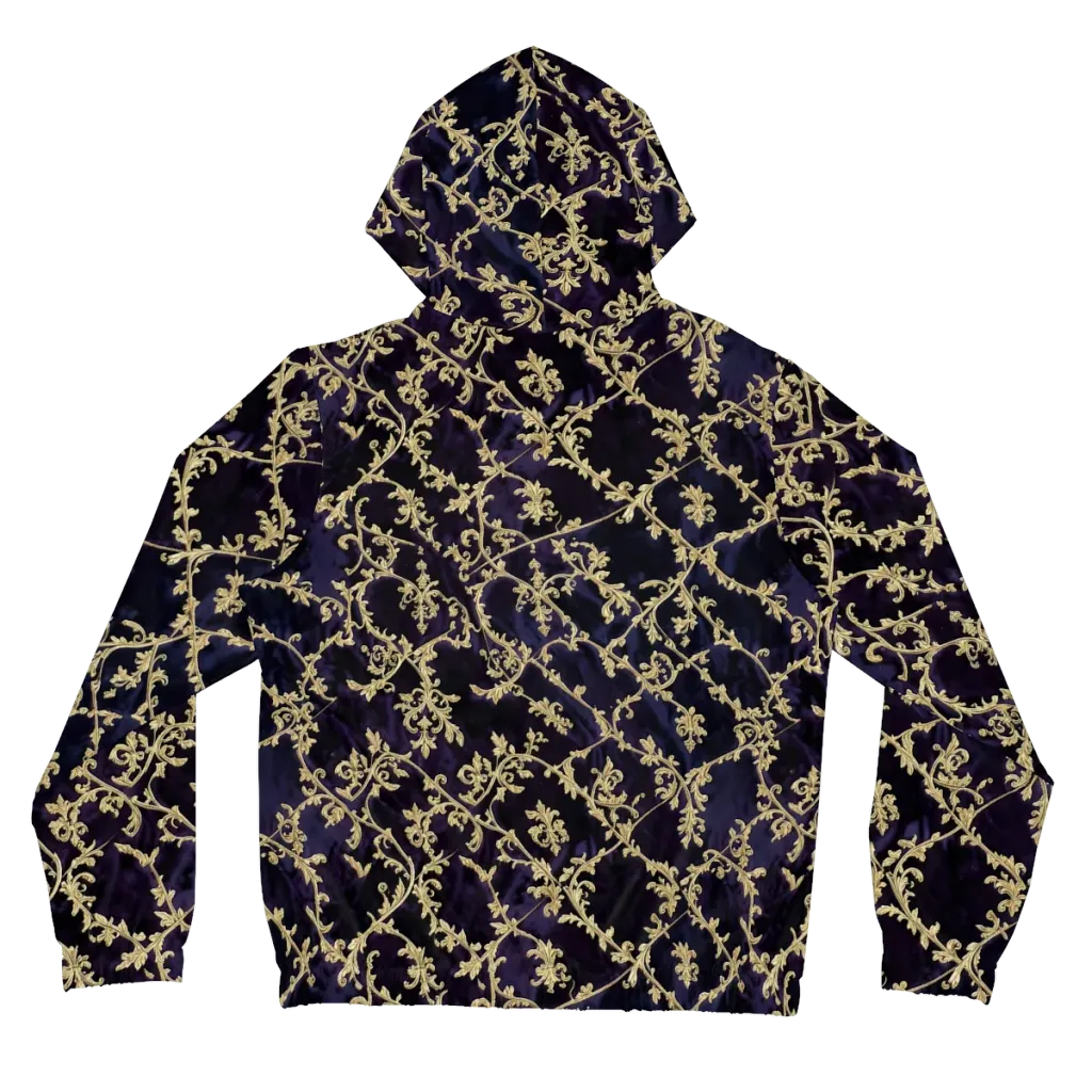 Velvet Versailles on Women's Full-Zip Hoodie — Back