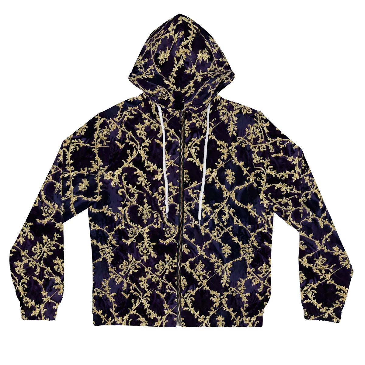 Velvet Versailles on Women's Full-Zip Hoodie — Front