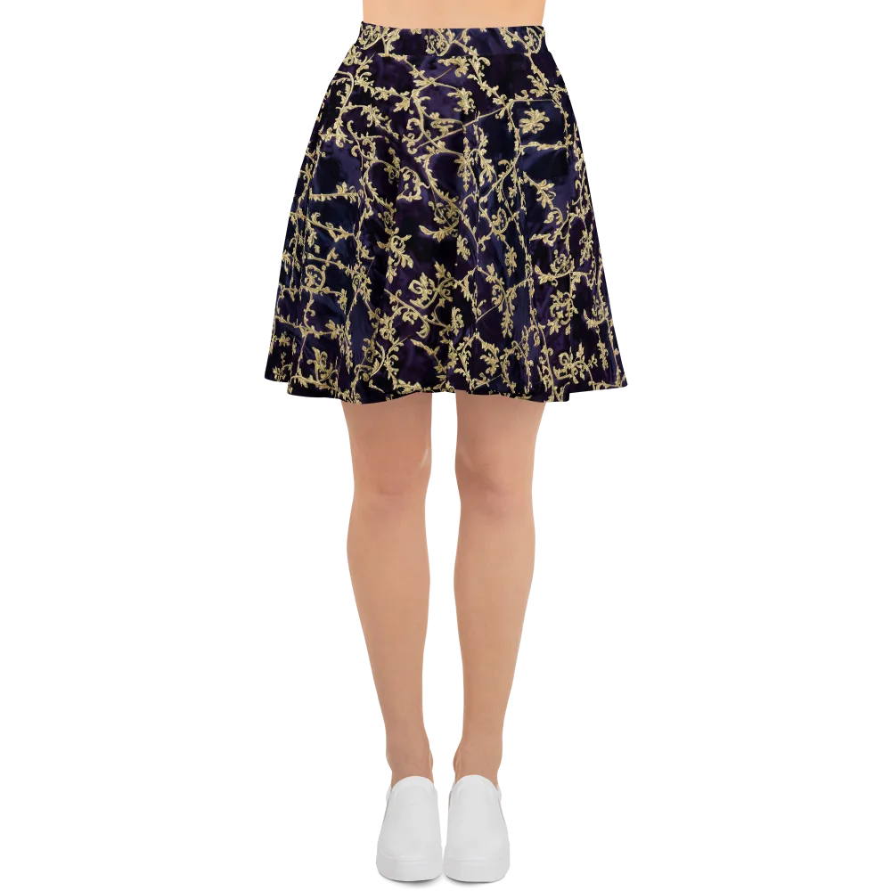 Velvet Versailles on Skater Skirt — Front