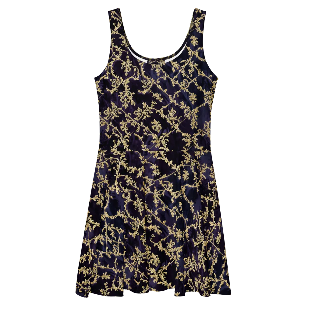 Velvet Versailles on Skater Dress — Front
