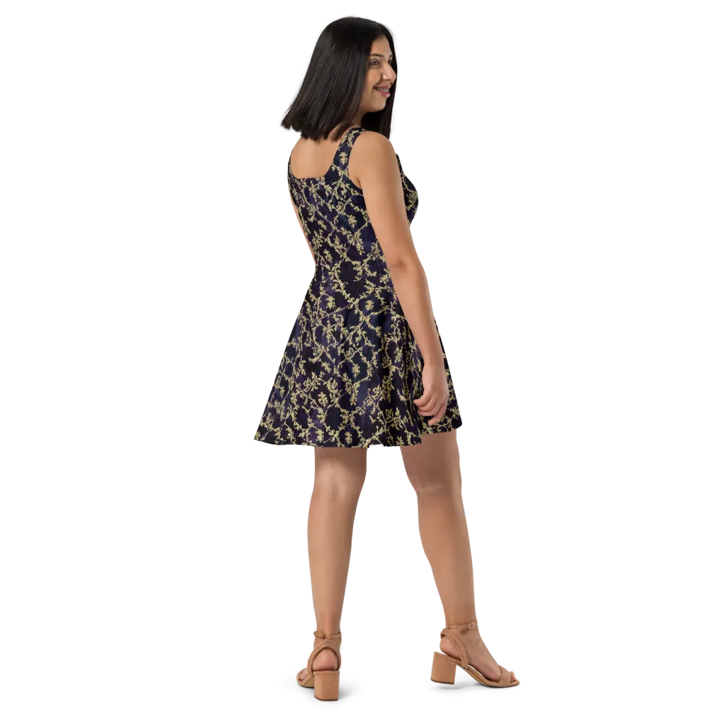 Velvet Versailles on Skater Dress — Right