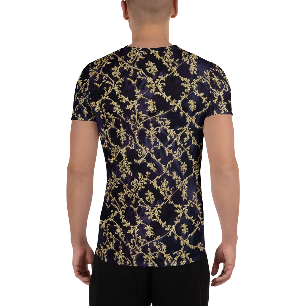 Velvet Versailles on Men's Athletic T-Shirt — Back