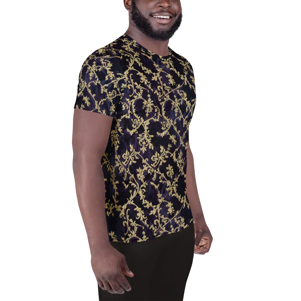 Velvet Versailles on Men's Athletic T-Shirt — Right