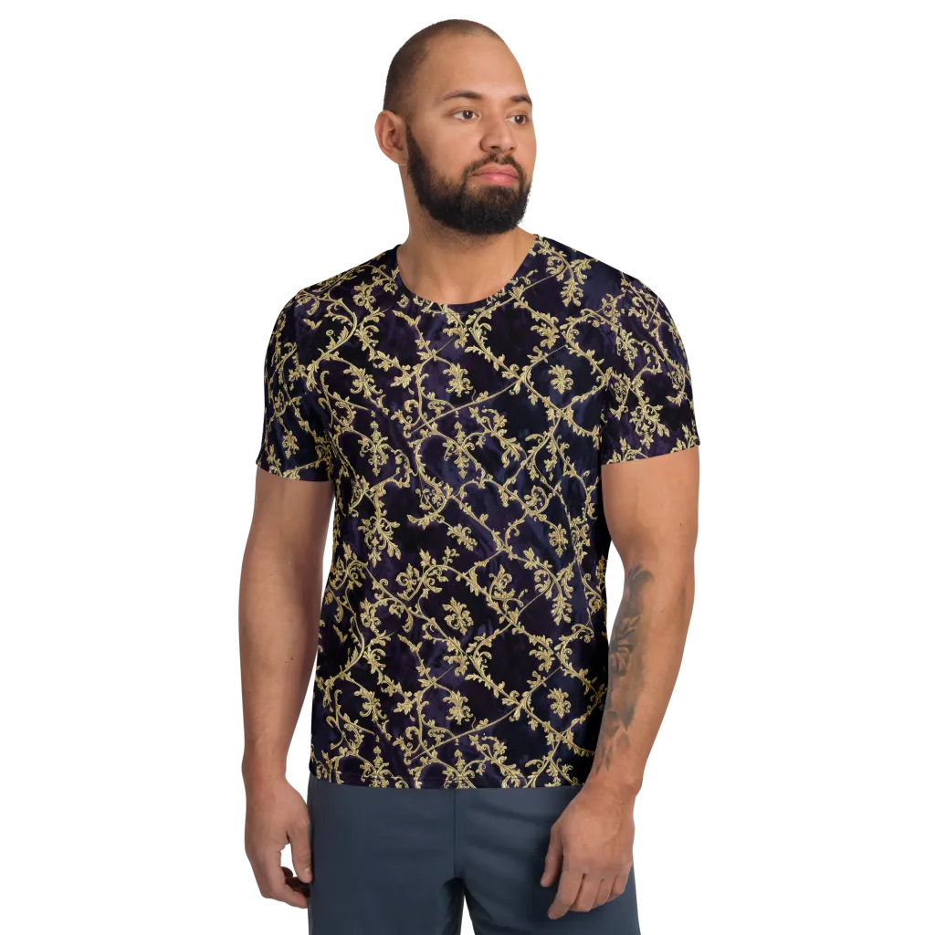 Velvet Versailles on Men's Athletic T-Shirt — Front
