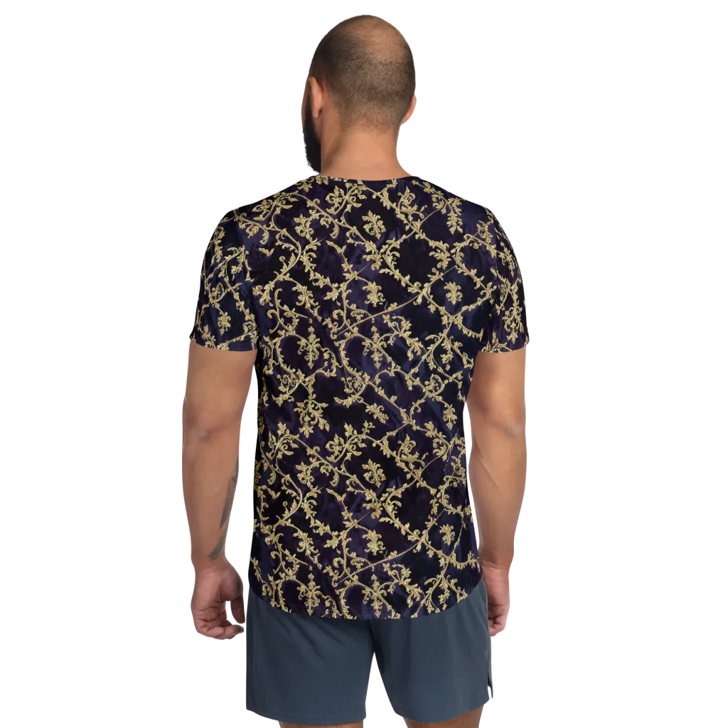 Velvet Versailles on Men's Athletic T-Shirt — Back