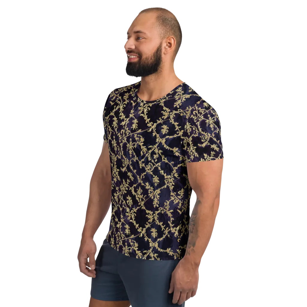 Velvet Versailles on Men's Athletic T-Shirt — Left