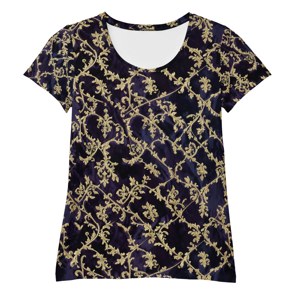 Velvet Versailles on Women's Athletic T-Shirt — Front