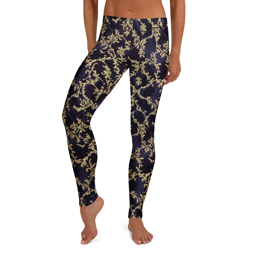 Velvet Versailles on Leggings — Front