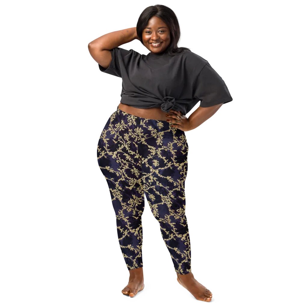 Velvet Versailles on Leggings — Front