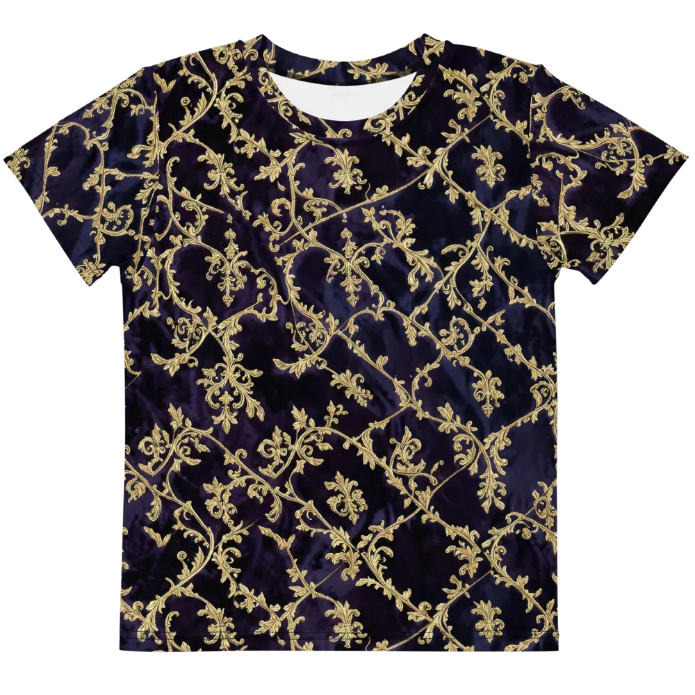 Velvet Versailles on Kids Crew Neck T-Shirt — Front