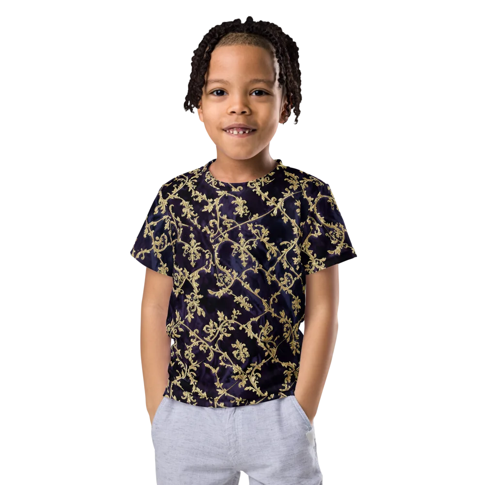 Velvet Versailles on Kids Crew Neck T-Shirt — Front