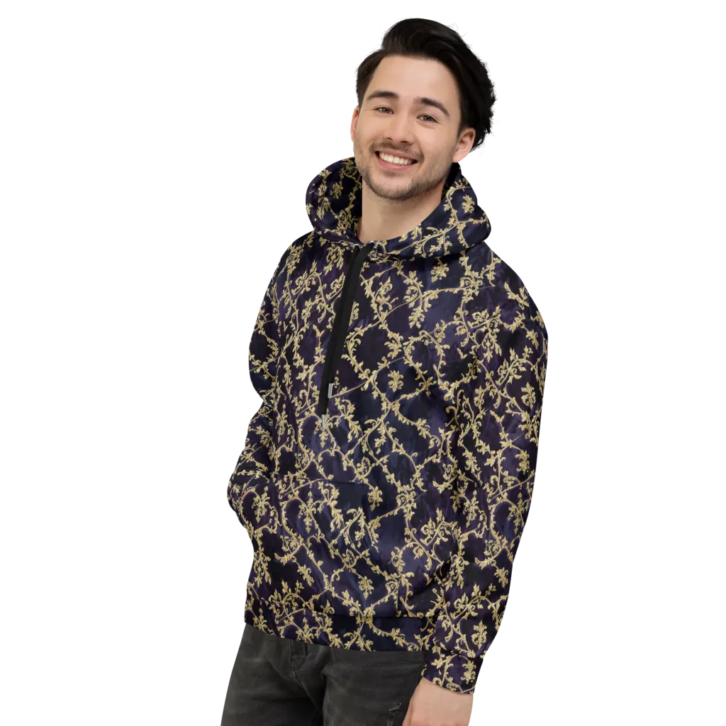 Velvet Versailles on Hoodie — Left