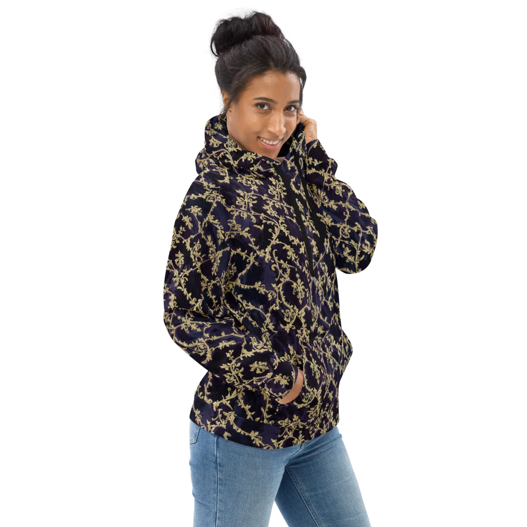 Velvet Versailles on Hoodie — Right