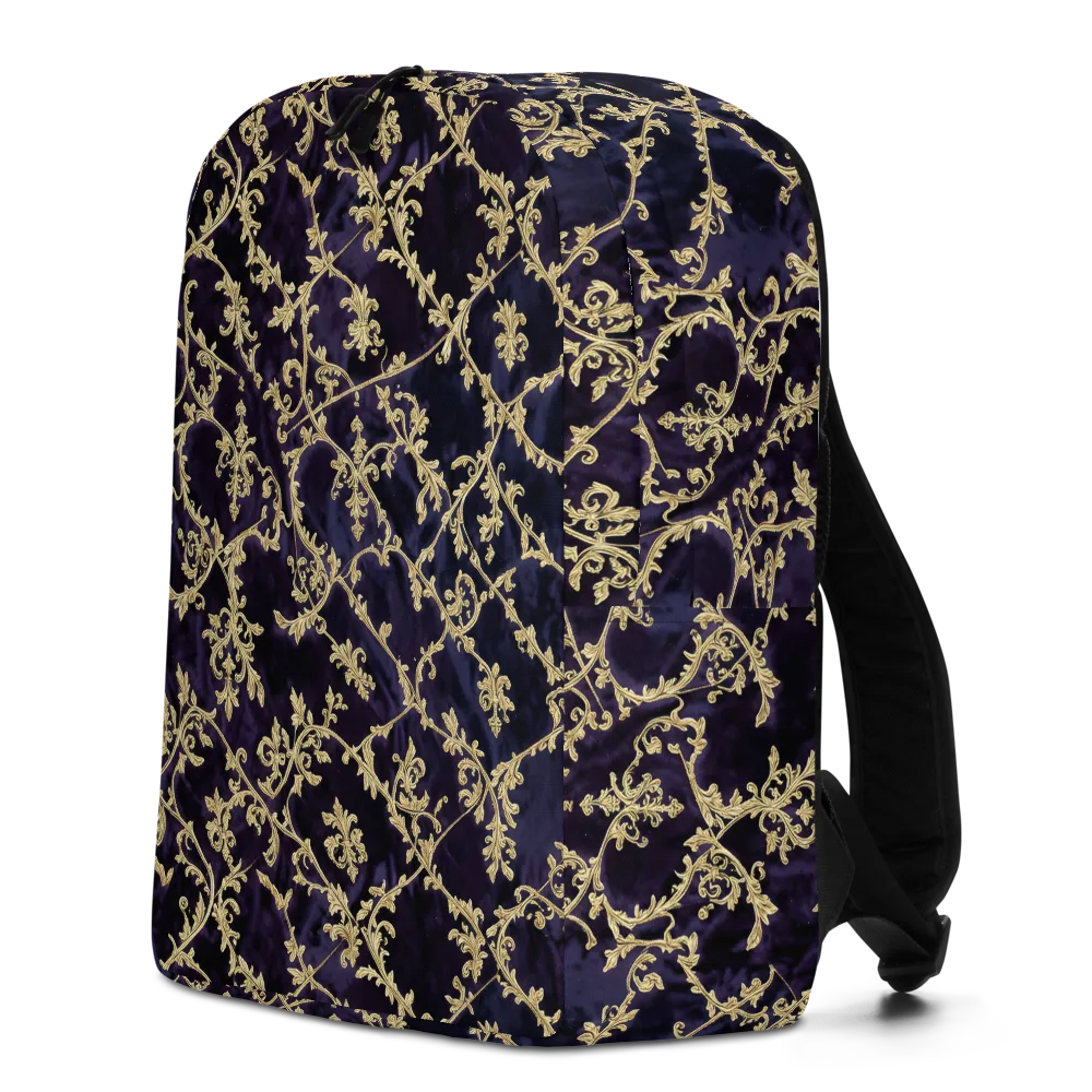 Velvet Versailles on Minimalist Backpack — Left