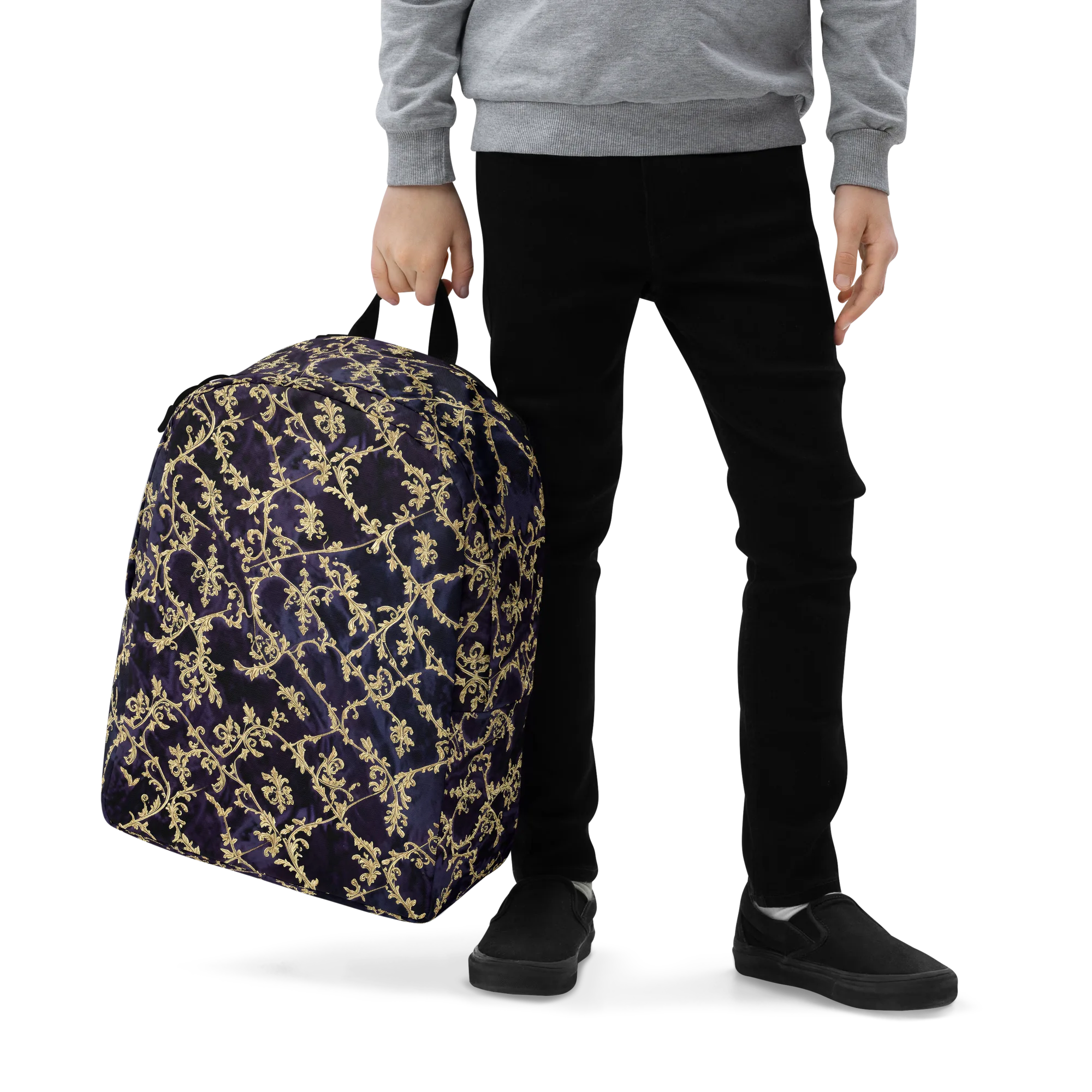 Velvet Versailles on Minimalist Backpack — Zoomed-in