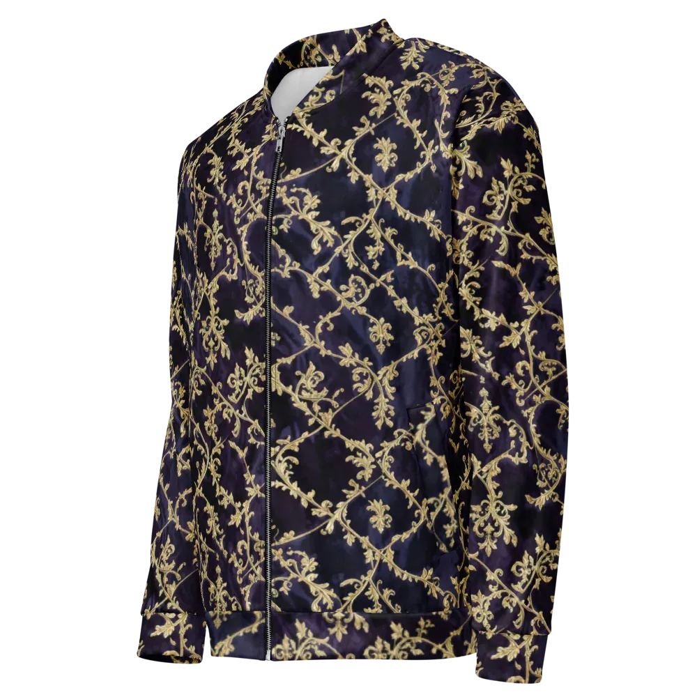 Velvet Versailles on Bomber Jacket — Left Front