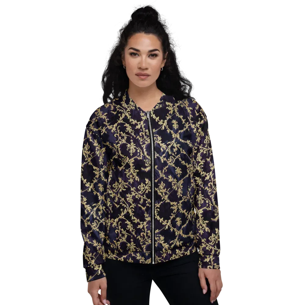 Velvet Versailles on Bomber Jacket — Front