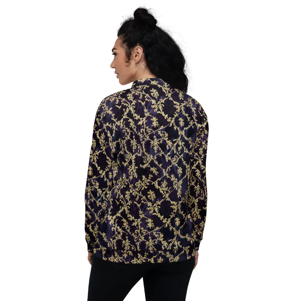 Velvet Versailles on Bomber Jacket — Back