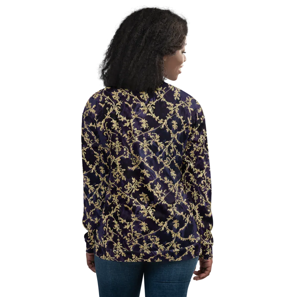Velvet Versailles on Bomber Jacket — Back