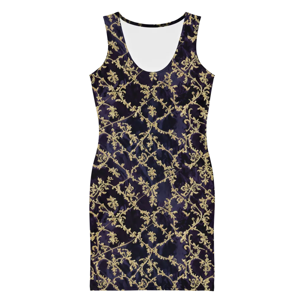 Velvet Versailles on Bodycon Dress — Front
