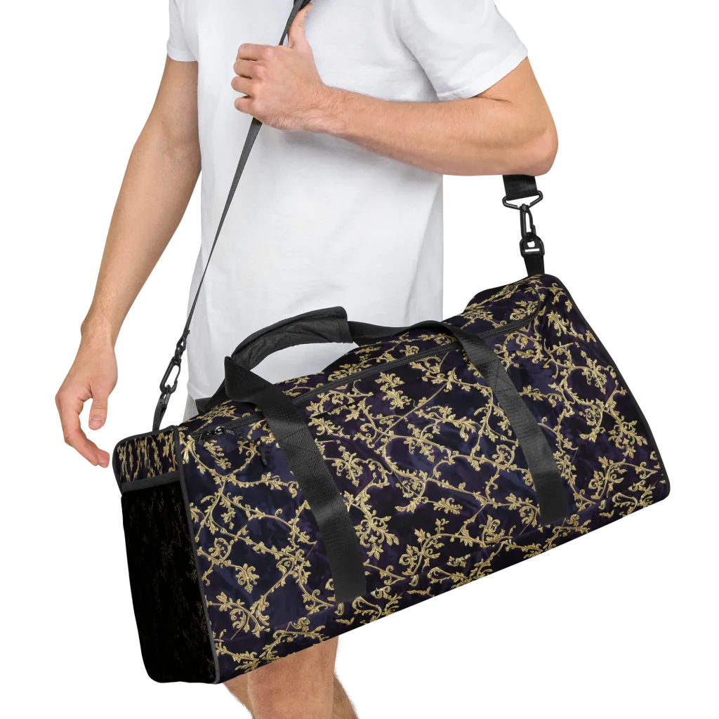Velvet Versailles on Duffle Bag — Right Front