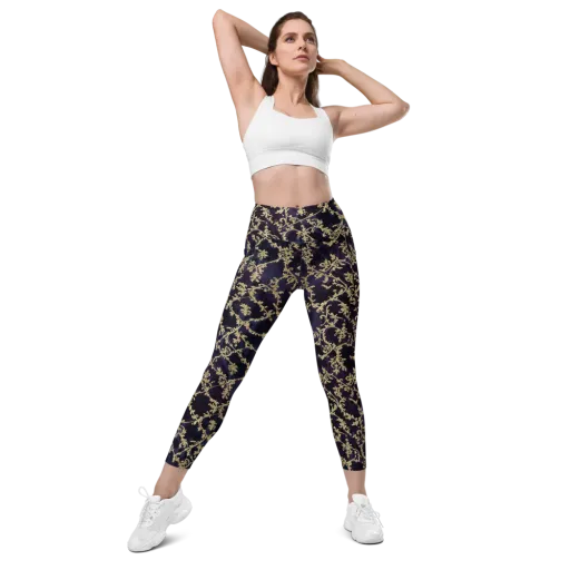 Velvet Versailles on a Leggings with Pockets