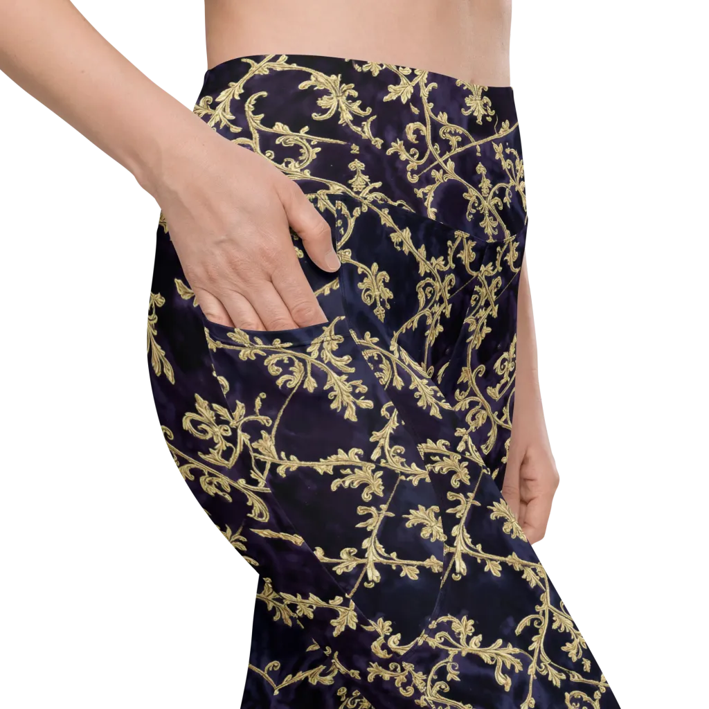 Velvet Versailles on Leggings with Pockets — Product details