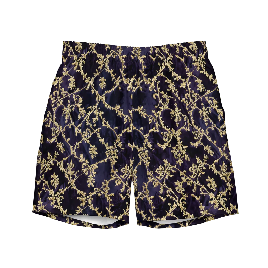 Velvet Versailles on Swim Trunks — Front