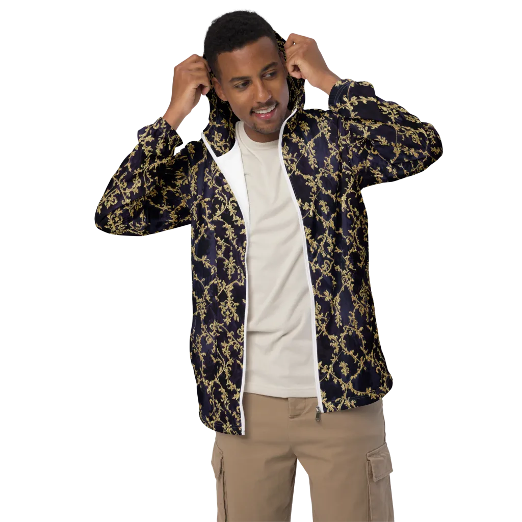 Velvet Versailles on Men's Windbreaker — Front