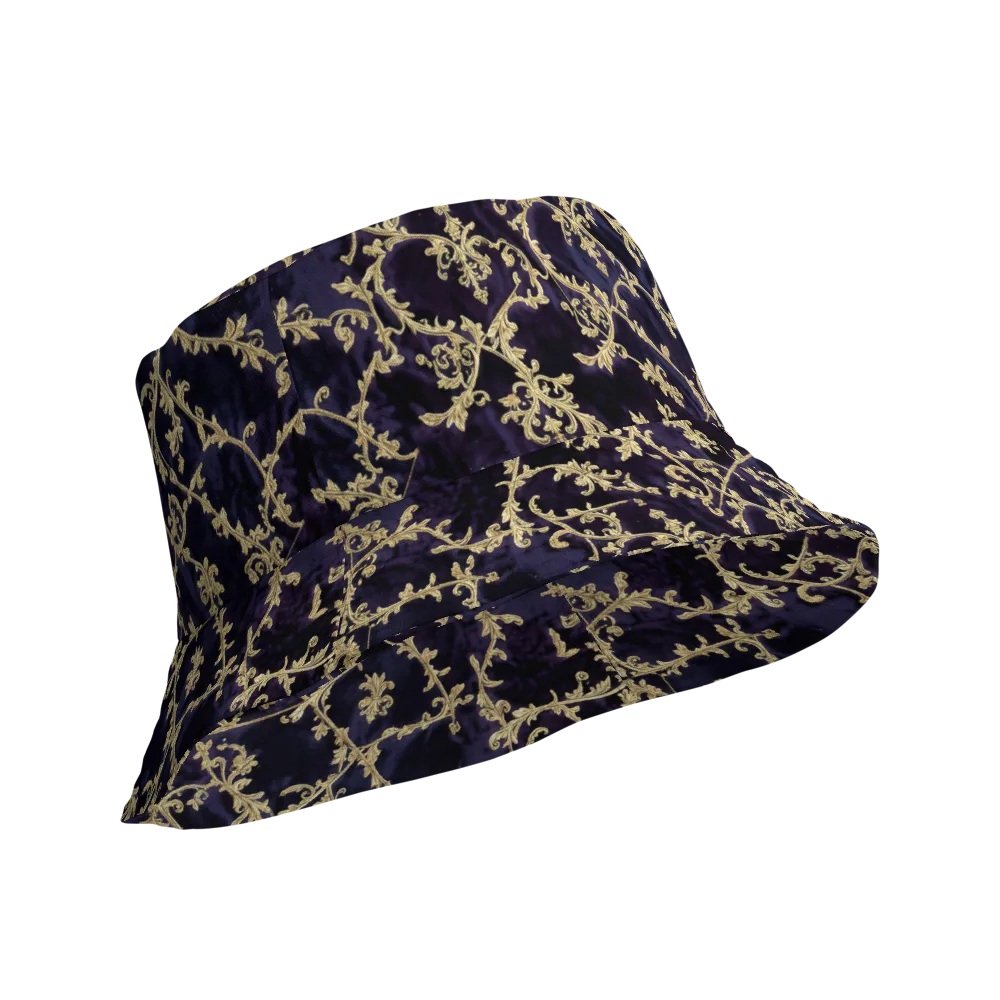 Velvet Versailles on Reversible Bucket Hat — Product details Outside