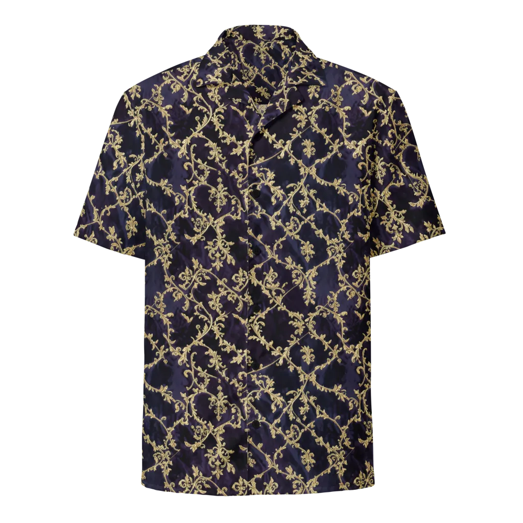 Velvet Versailles on Button Shirt — Front