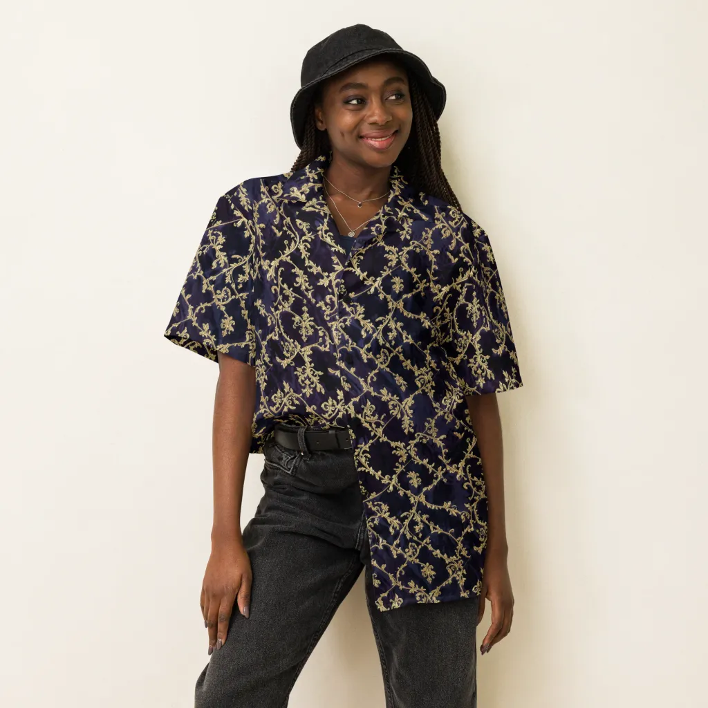 Velvet Versailles on Button Shirt — Front