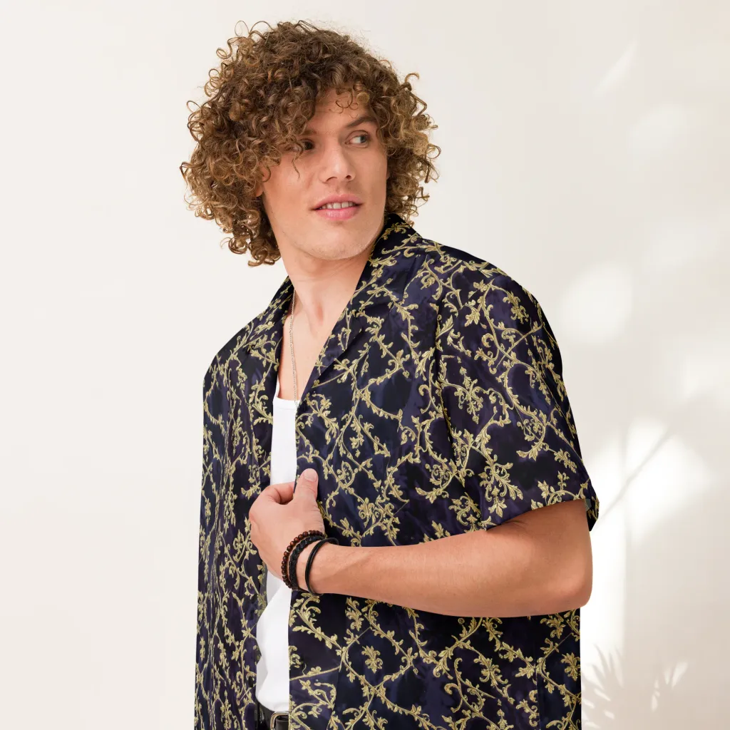 Velvet Versailles on Button Shirt — Front