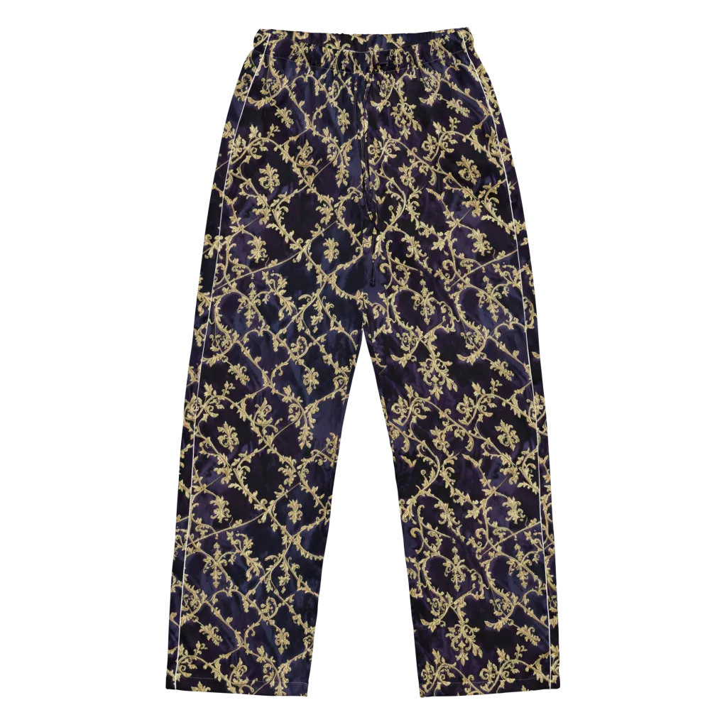 Velvet Versailles on Women's Pajama Pants — Front