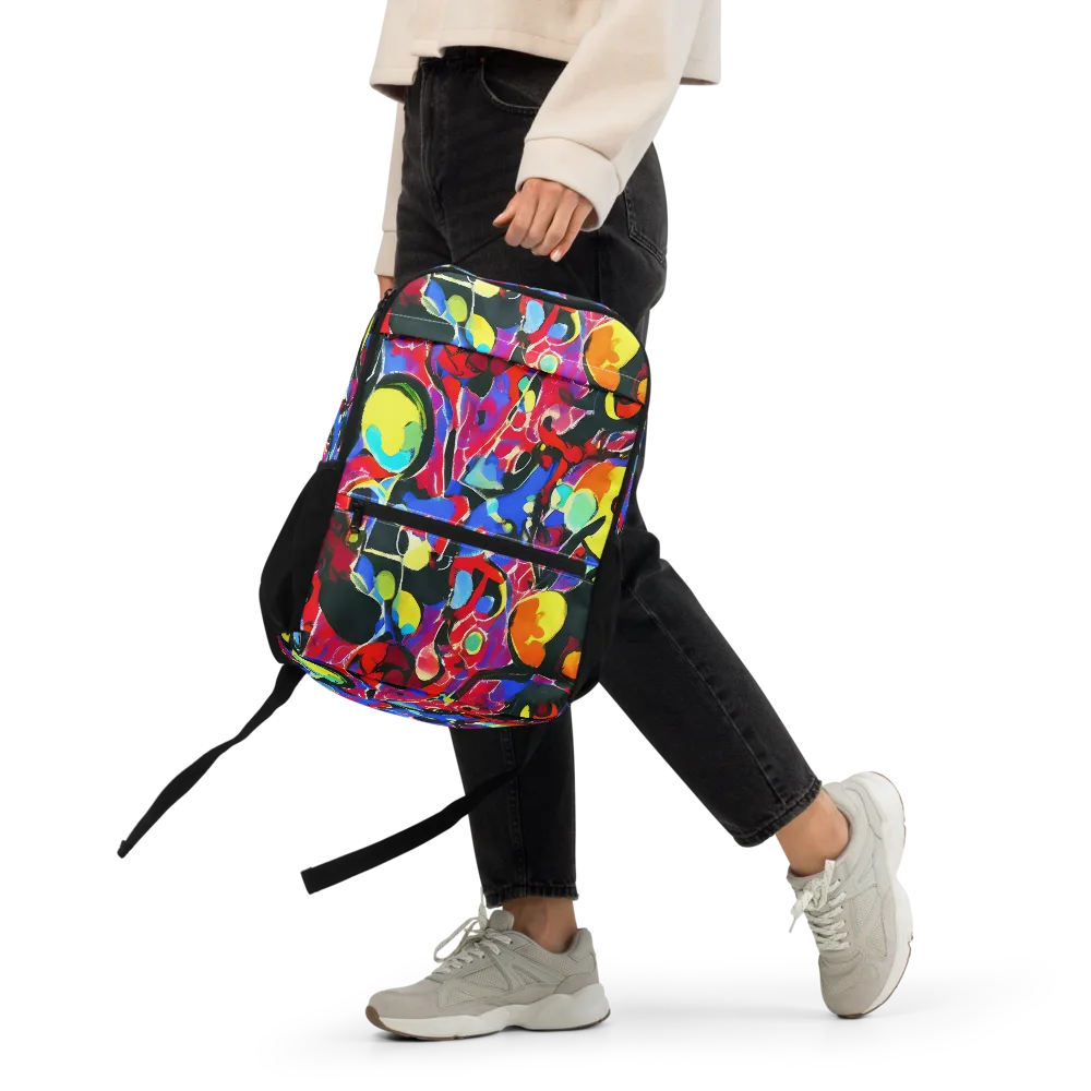 Kaleidoscope Fever on Utility Backpack — Front
