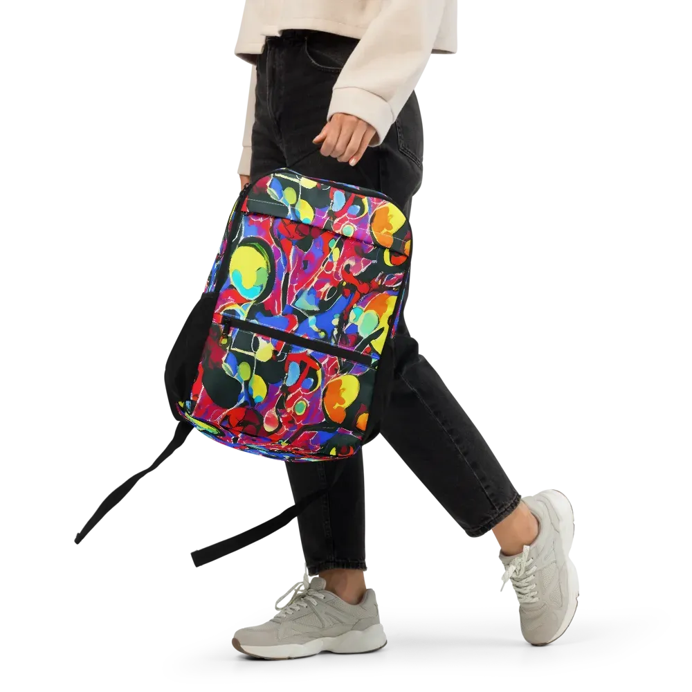 Kaleidoscope Fever on Utility Backpack — Front