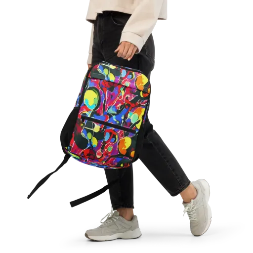 Kaleidoscope Fever on a Utility Backpack