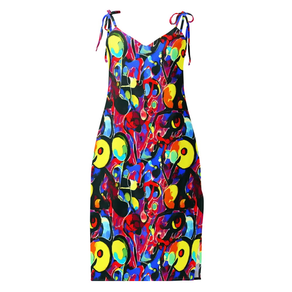 Kaleidoscope Fever on Slip Dress — Front