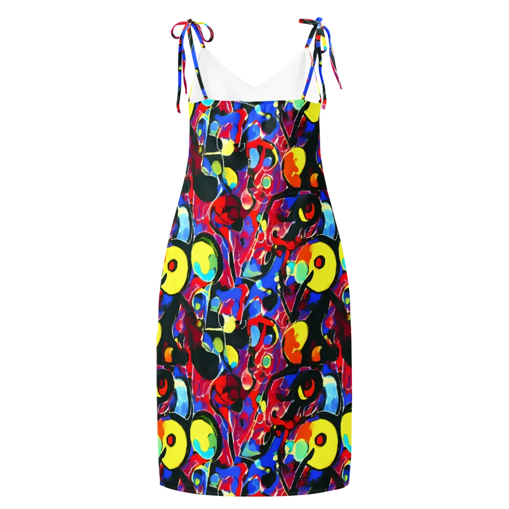 Kaleidoscope Fever on Slip Dress — Back