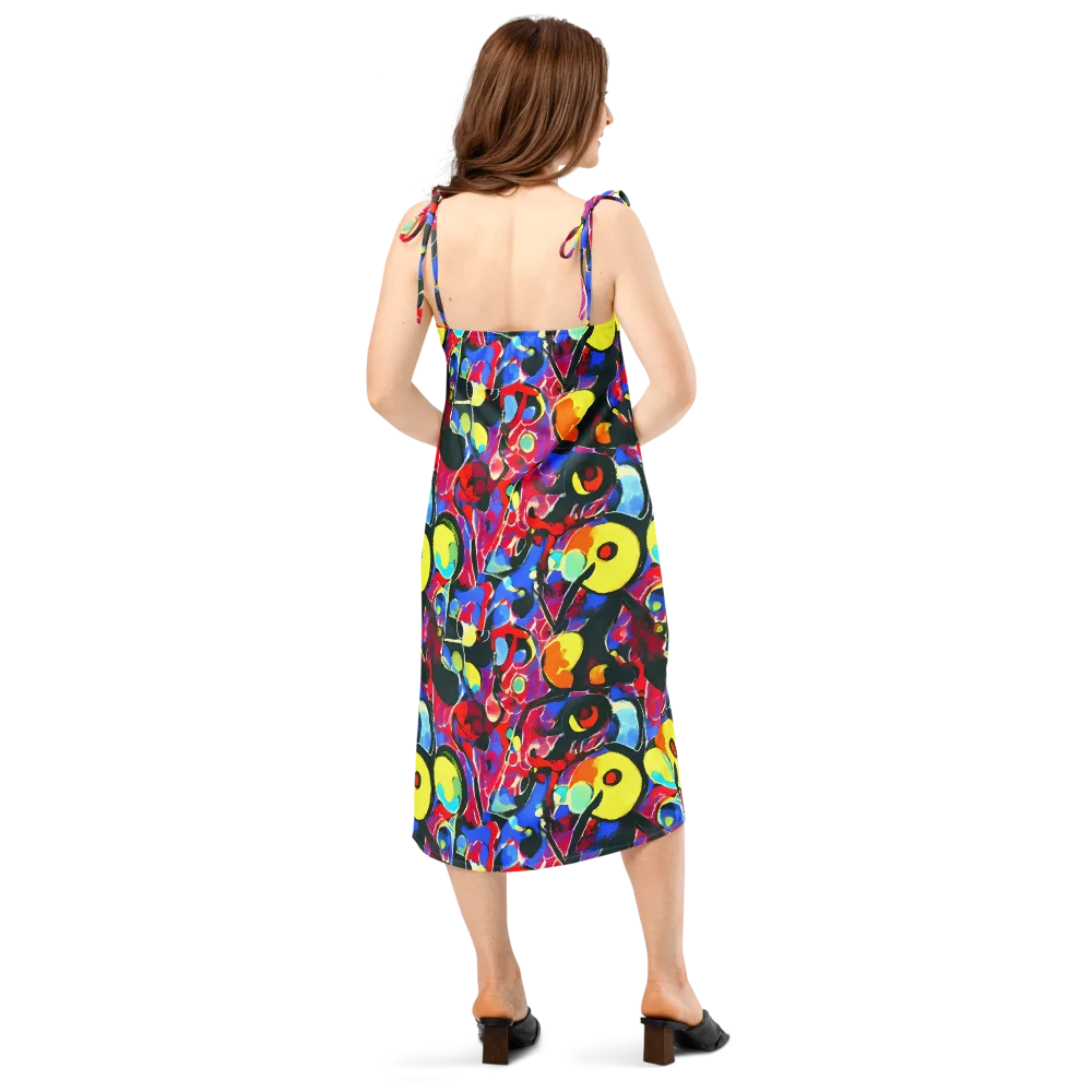 Kaleidoscope Fever on Slip Dress — Back
