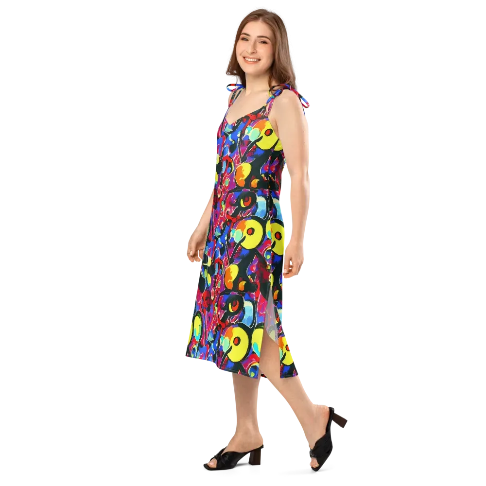 Kaleidoscope Fever on Slip Dress — Left Front