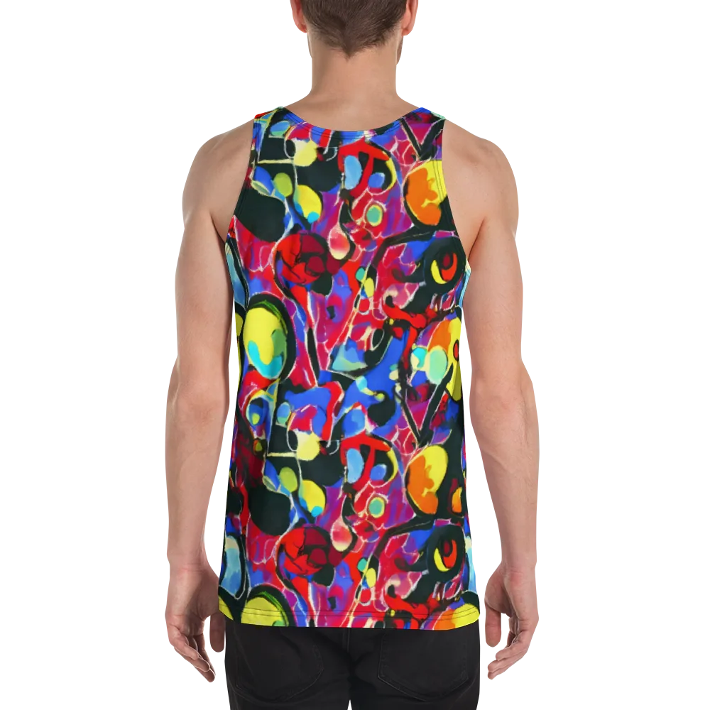 Kaleidoscope Fever on Men's Tank Top — Back