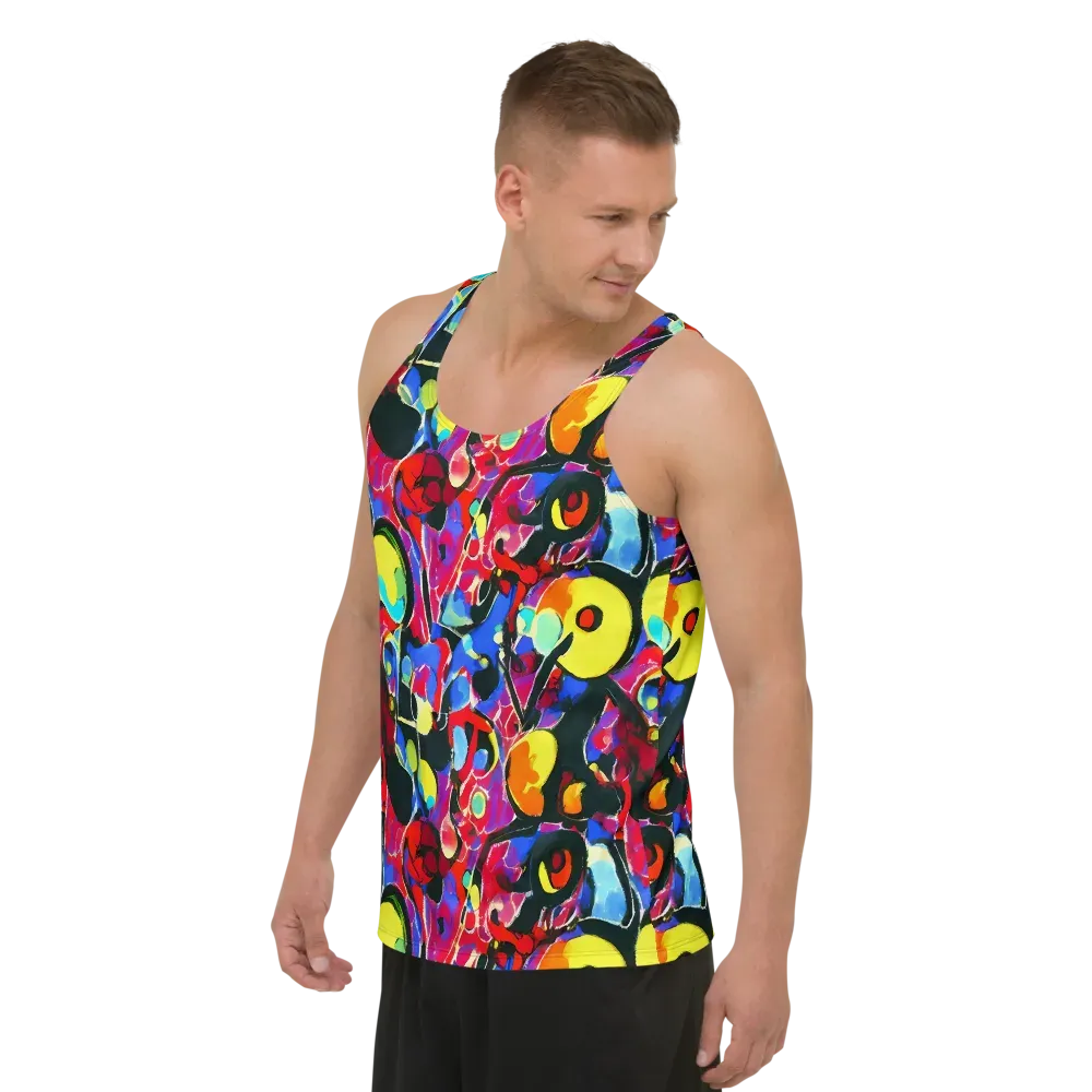 Kaleidoscope Fever on Men's Tank Top — Left Front