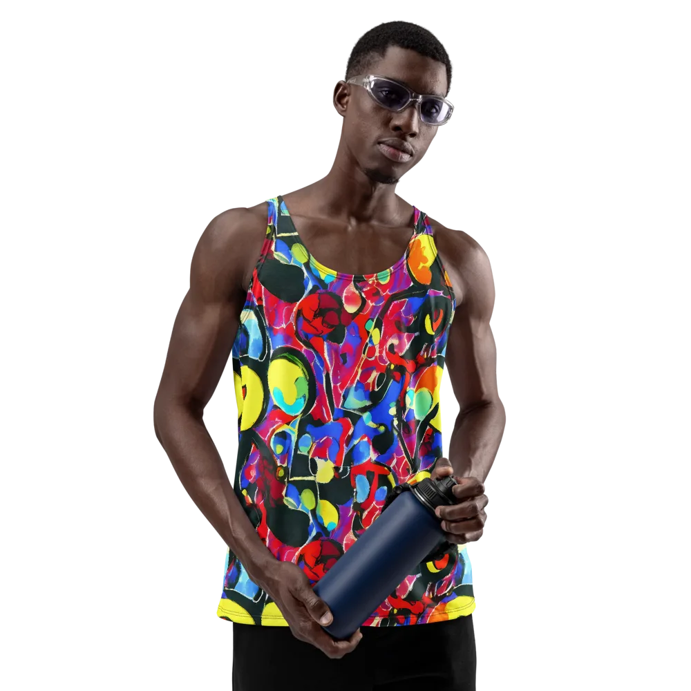 Kaleidoscope Fever on Men's Tank Top — Front